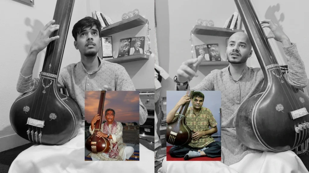 Dhrupad training in kathmandu nepal under darbhanga gharana's disciples Abin Acharya and Subash Adhikari